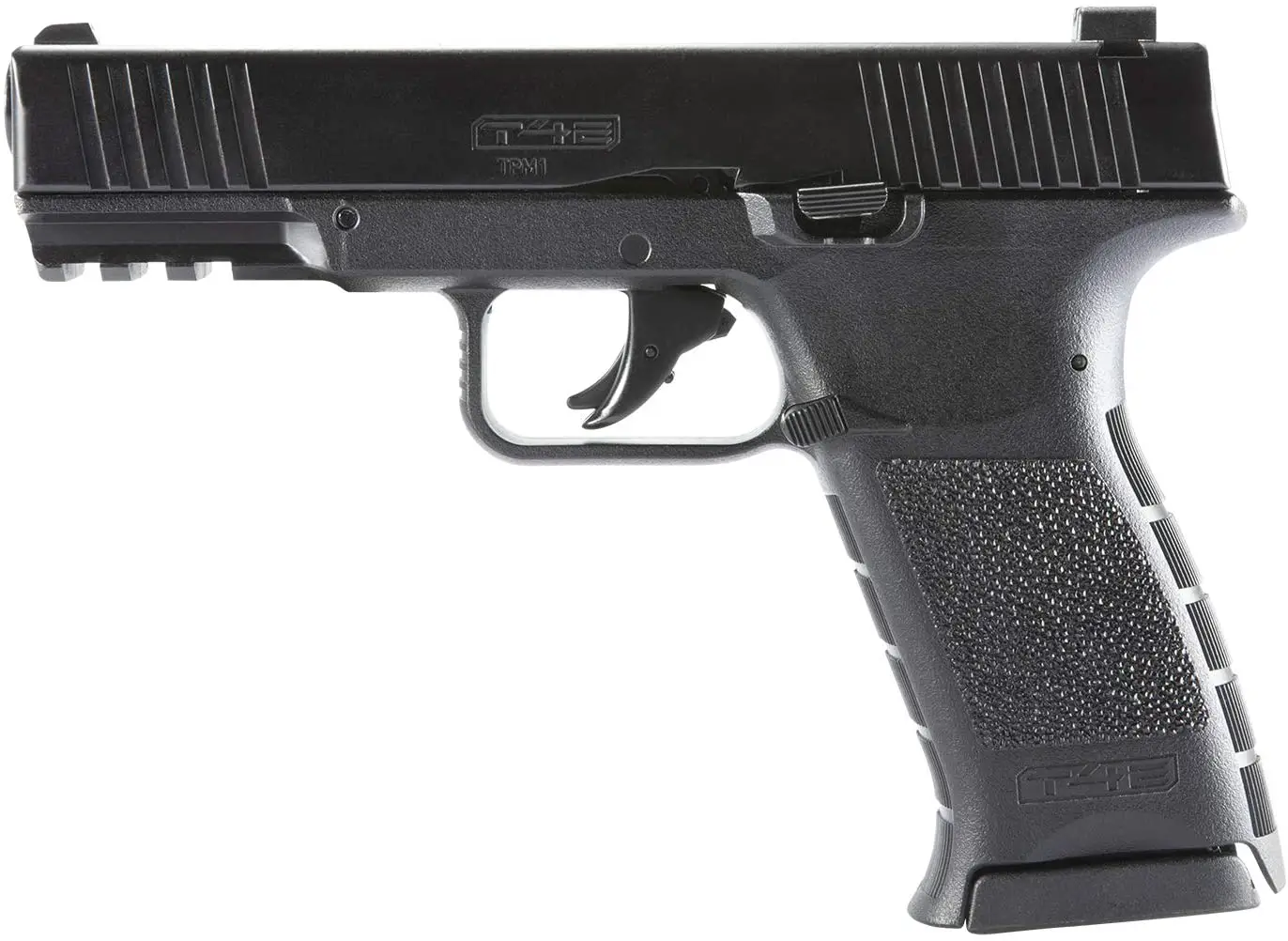 umarex t4e tpm1 training pistol paintball gun isolated on white background