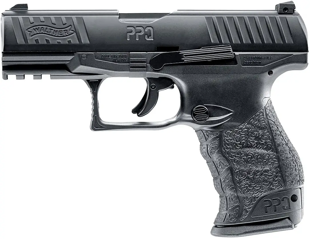 umarex t4e walther ppq caliber training pistol isolated on white background