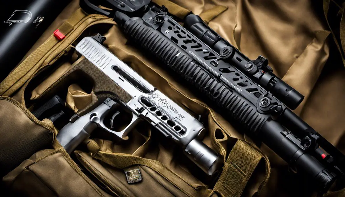 Image of CO2 Airsoft Guns, highlighting the components and safety precautions.