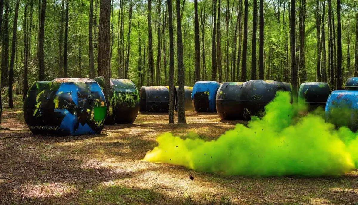 Image of diverse paintball fields in Alabama