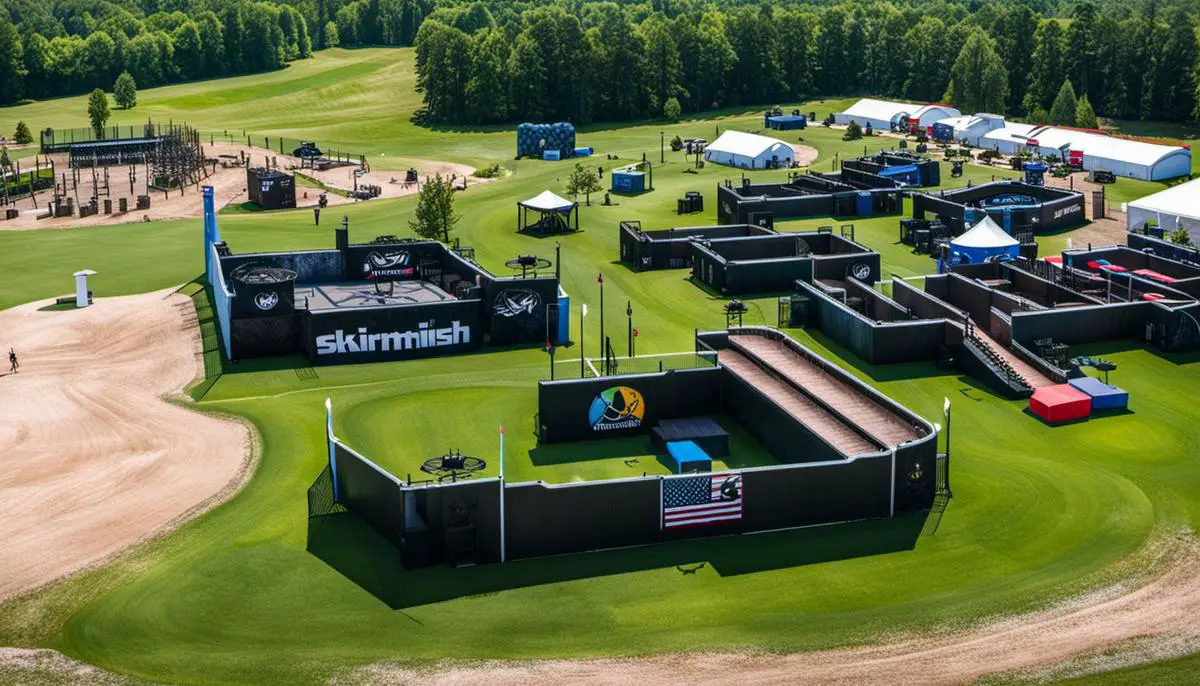 A comparison of Skirmish USA and other major paintball fields, showcasing their features, pricing, and visitor experiences.